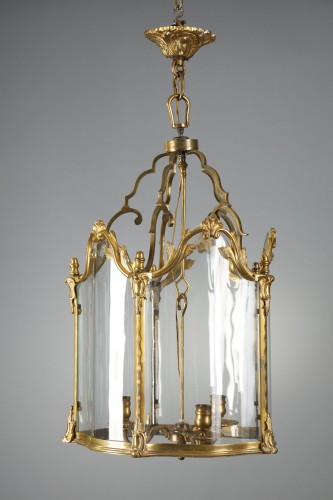 Lighting  - A late 19th century gilded bronze Lantern