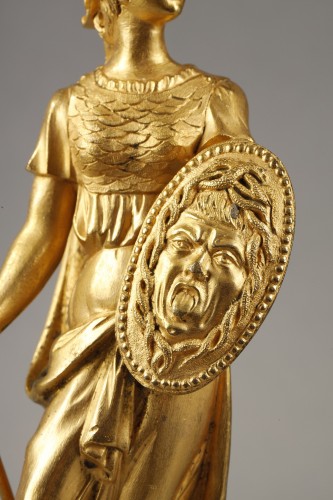 Pair of Minerva and Venus in gilt bronze - 