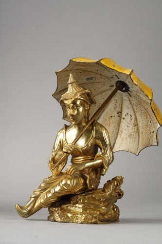 Objet de décoration  - Paire de statuettes personnages chinois