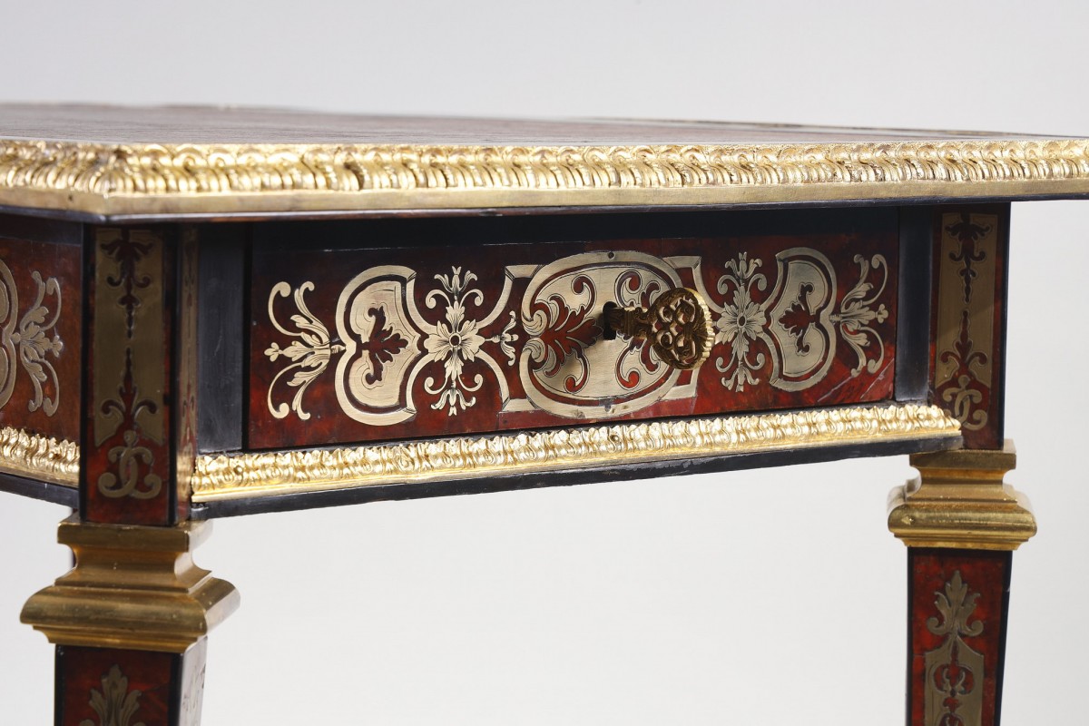 Small Louis XIV Period Table In Boulle Marquetry - Ref.106503