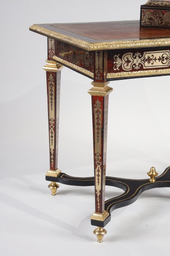 Furniture  - Small Louis XIV Period Table In Boulle Marquetry