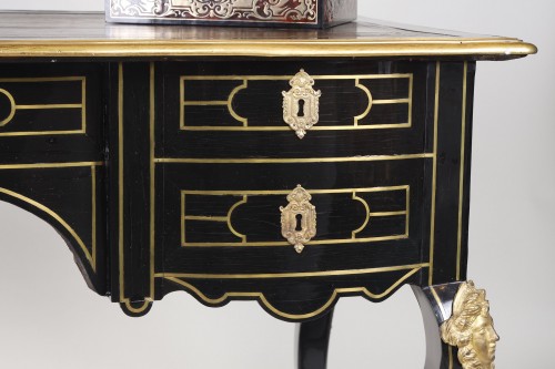Antiquités - Regency period desk in ebony