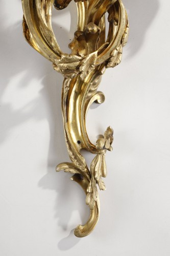 Large pair of early 19th century Louis XV Style Sconces - 