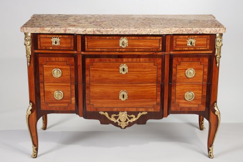 Transition - Transition chest of drawers, stamped Jean-Henri RIESENER
