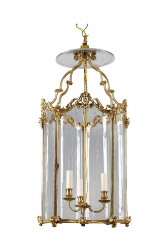 Louis XV style lantern, French work from the beginning of the 19th century