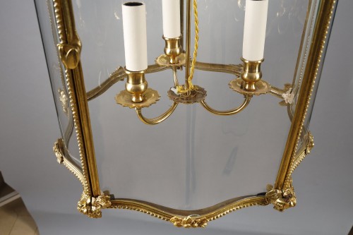 19th century - Louis XV style lantern, French work from the beginning of the 19th century