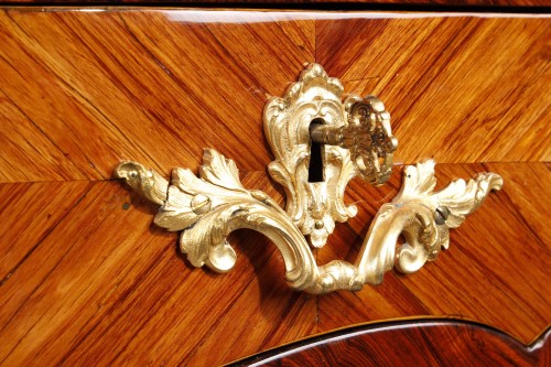 Flat Desk Stamped Delorme - Louis XV