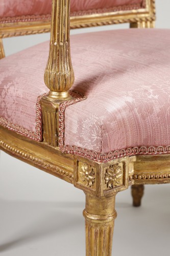 Antiquités - Pair of convertible armchairs attributed to Georges Jacob