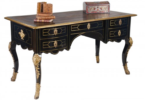 Regency Period Ebony Desk 