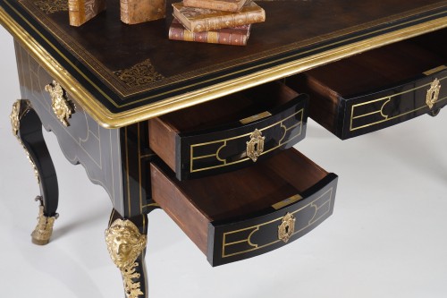 Antiquités - Regency Period Ebony Desk 
