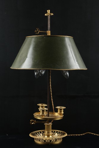 Antiquités - Louis XVI bouillotte lamp