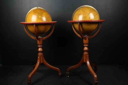 Paire de globes, début XIXe - Empire