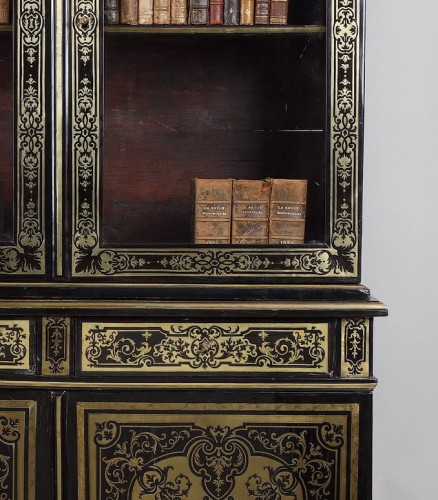 18th century - “boulle” Marquetry Bookcase, Attributed To André Charles Boulle