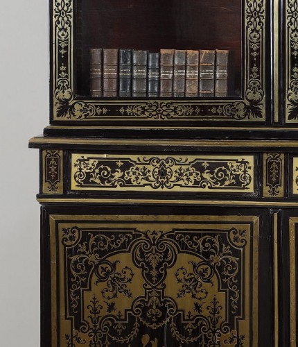 “boulle” Marquetry Bookcase, Attributed To André Charles Boulle - Louis XIV