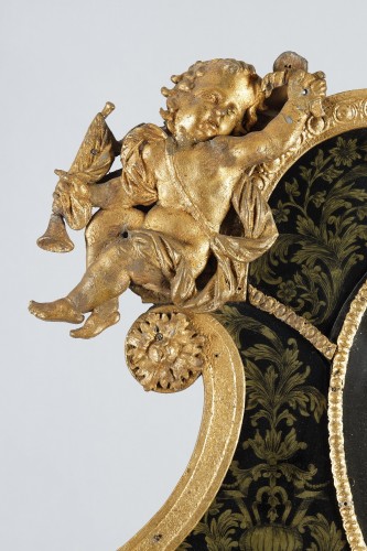 Miroir Suédois du XVIIIe siècle attribué à Burchardt Precht - Louis XIV