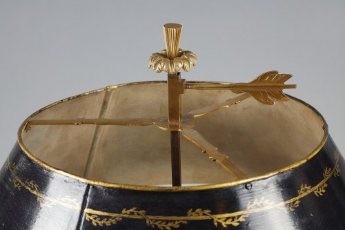 XVIIIe siècle - Lampe bouillotte Louis XVI