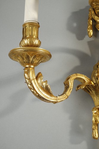 Large Pair Of Transition Period Sconces - Transition