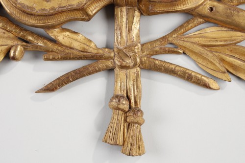 Attributes Of Music In Golden Wood From The 18th Century - 