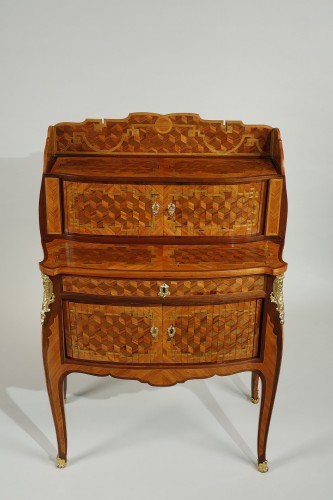 « Bonheur du jour » stamped by Léonard Boudin - Furniture Style Louis XV
