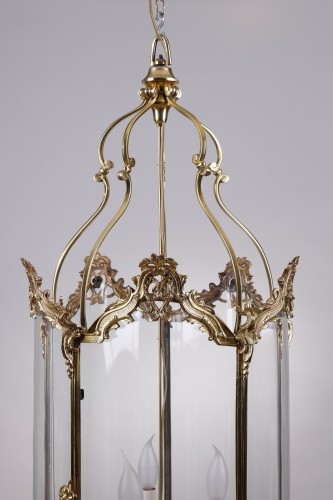 Grande lanterne d'époque Louis XV - Galerie Gilles Linossier