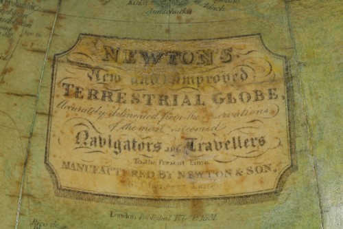 19th century -  Pair of large terrestrial &amp; celestial globes from the Newton and Son 1851
