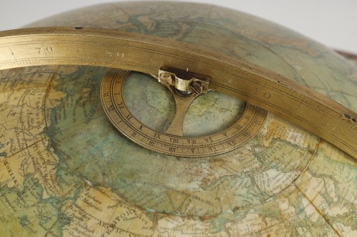 Antiquités -  Pair of large terrestrial &amp; celestial globes from the Newton and Son 1851