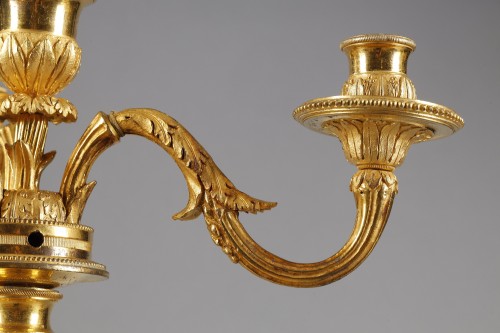 19th century - Large pair of 19th century candelabras