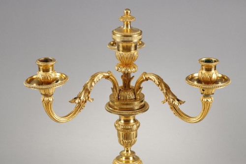 Napoléon III - Large pair of 19th century candelabras