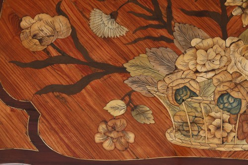 Table with mechanism stamped by Louis Moreau - Louis XV