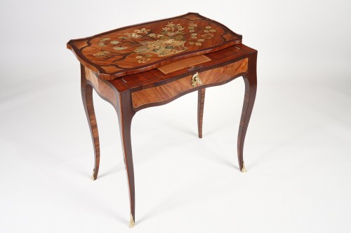 Antiquités - Table with mechanism stamped by Louis Moreau