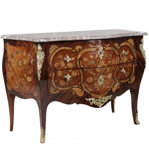 Curved chest of drawers on all sides attributed to Pierre Migeon