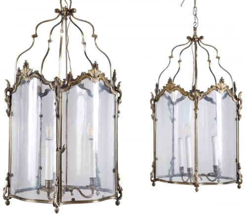 Pair of Louis XV period lanterns