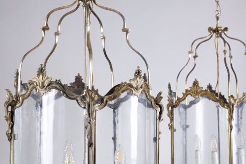 Louis XV - Pair of Louis XV period lanterns