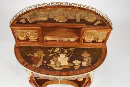 « Bonheur-du-jour » de Charles Topino Epoque Transition - Mobilier Style Transition