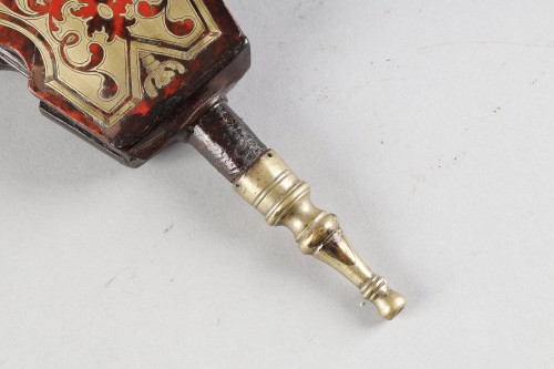 Soufflet en marqueterie Boulle d'écaille de Tortue rouge - Galerie Gilles Linossier