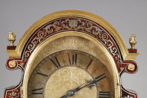 17th century - Doll&#039;s Head signed by DUCHESNE marquetry attributed to Boulle