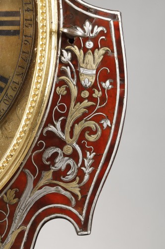 Louis XIV - Doll&#039;s Head signed by DUCHESNE marquetry attributed to Boulle