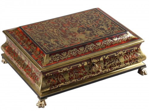 Boulle tortoiseshell marquetry chest Attributed to André Charles Boulle