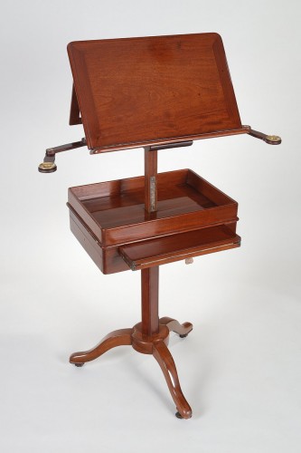 CANABAS mahogany lectern table - Furniture Style Louis XVI