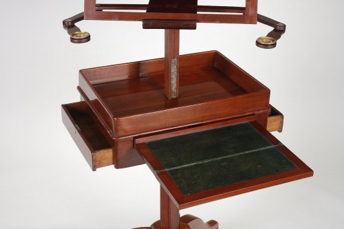 CANABAS mahogany lectern table - Louis XVI