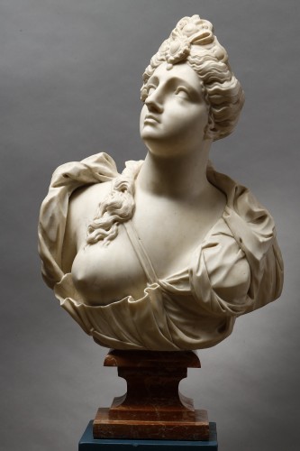 Paire de bustes à l'Antique de Tommaso Rues, XVIIe siècle - Galerie Gilles Linossier