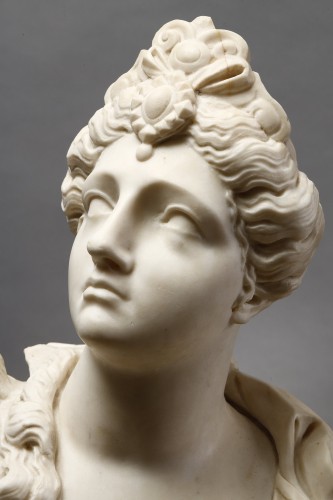 XVIIe siècle - Paire de bustes à l'Antique de Tommaso Rues, XVIIe siècle