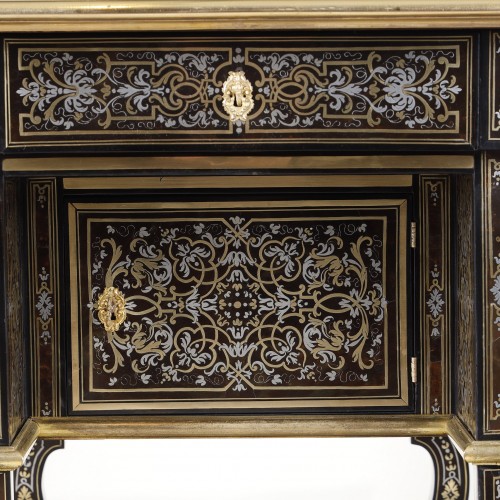 Rare Mazarin desk in Boulle marquetry attributed to Oppenord - Louis XIV