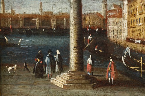 Antiquités - Paire de Vedute, Attribué au “Maître des vues de la Fondation Langmatt”