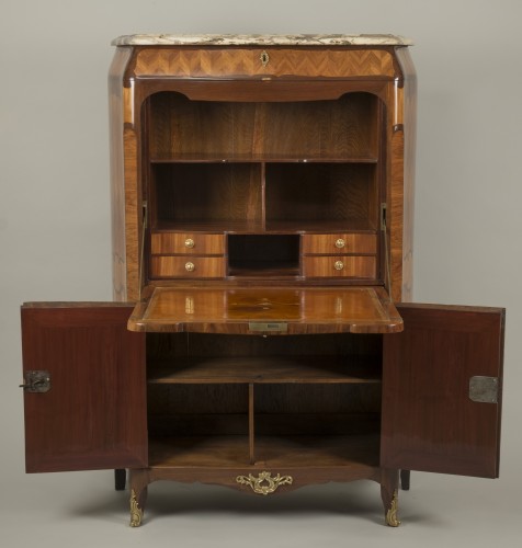 Louis XV secretary desk Stamped By Boudin - 