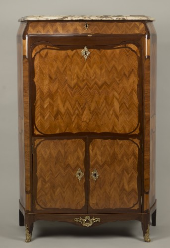 18th century - Louis XV secretary desk Stamped By Boudin