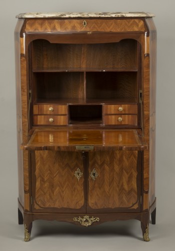 Louis XV secretary desk Stamped By Boudin - Louis XV
