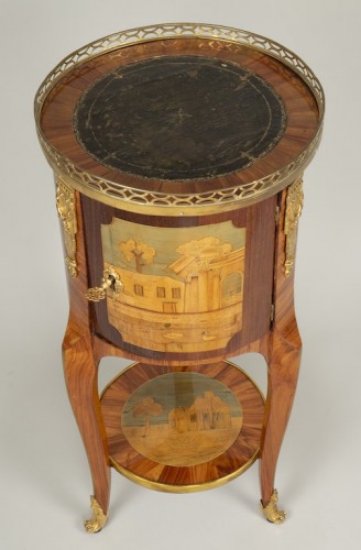 Chiffonnière tambour attribuée à André Louis Gilbert - Galerie Gilles Linossier