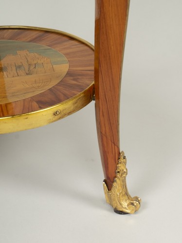 Chiffonnière tambour attribuée à André Louis Gilbert - Transition