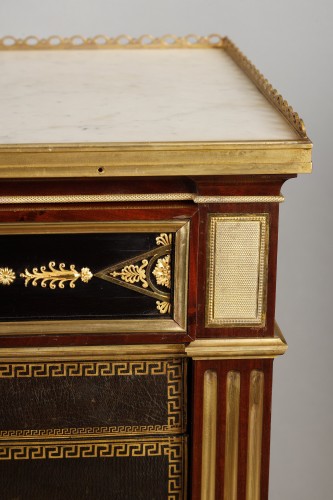 Cartonnier d'époque XVIIIe siècle attribué à Bernard Molitor - Louis XVI